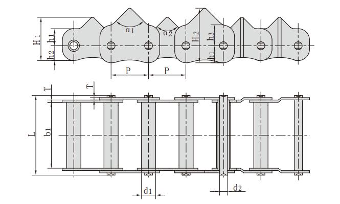 3358-48180F2_<font color='red'><font color='red'>水稻</font><font color='red'>收割機</font>鏈</font>